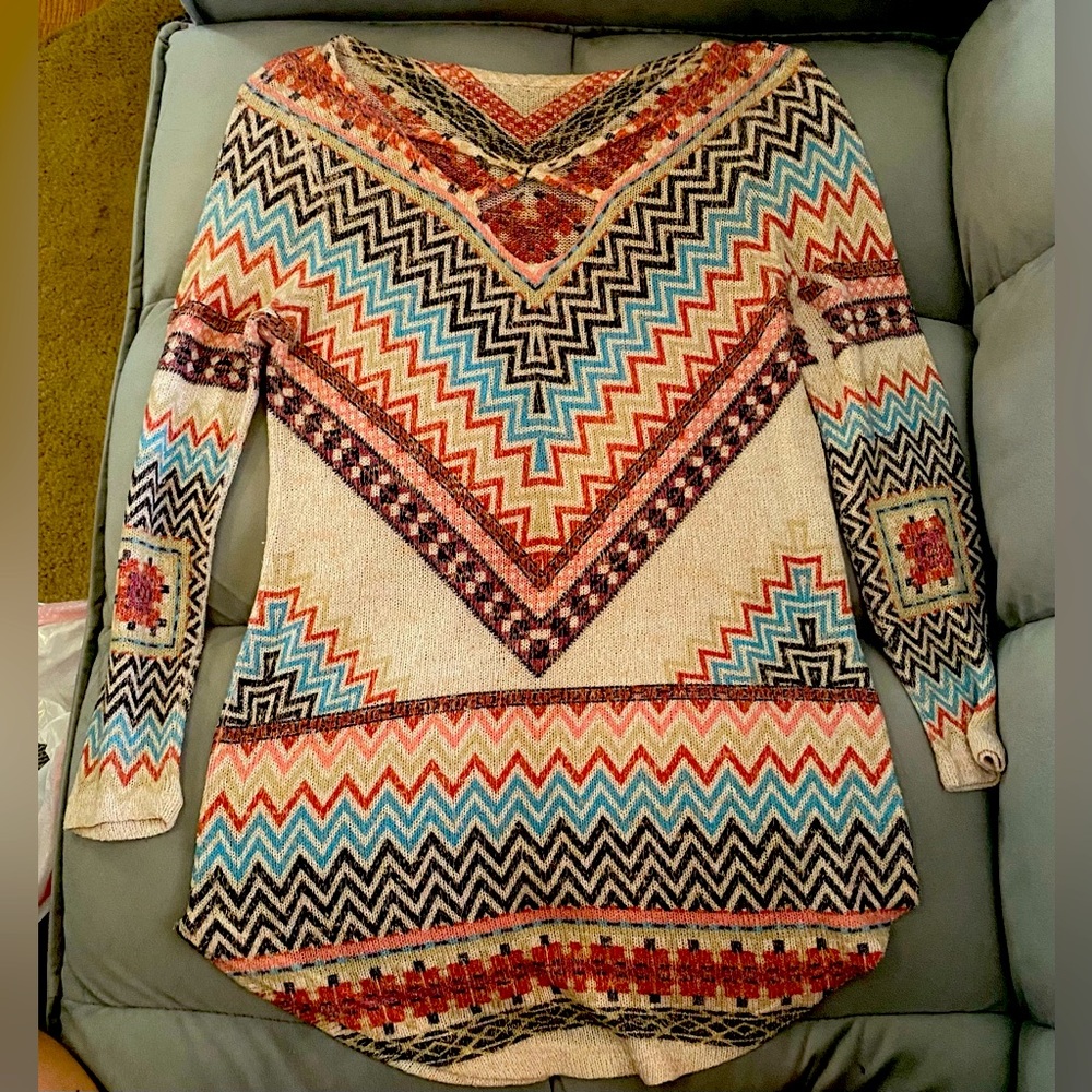 Multi color top